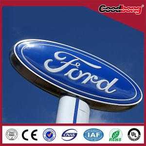 Wholesale 4s shop outdoor waterproof anti-wind large vacuum forming chorme car logo from china suppliers