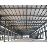 Customized Steel Structure Warehouse , Prefab Steel Buildings Construction