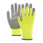 13 Gauge Polyester PU Work Gloves Wear Resistant Industrial Hand Protection