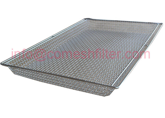 Food Grade Stainless Wire Mesh Food Dehydrator Tray Size Customized