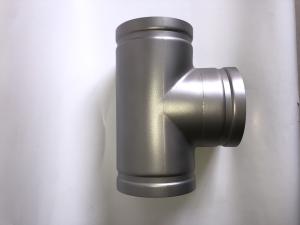 Wholesale Rolling Sand Stainless Steel Grooved Pipe Fittings Equal Grooved Tee from china suppliers