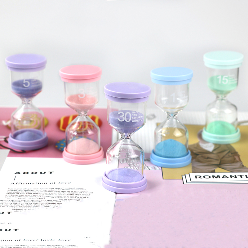 1 3 5 10 15 30 Minute Half Hour Sand Timer Hourglass For Classroom Teacher Clock