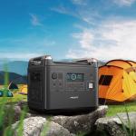 US/EU Plug 2000w Battery Powered Generator Camping CE ROHS