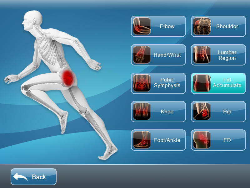 Electrical Ankle Sprain Eswt Radial Shockwave Therapy Machine For Muscle Stimulation Skin Tightening