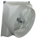 Shutter cone exhaust fan for workshops