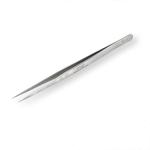 1SA Vetus Lash Tweezers Straight Fine Point Tweezers Stainless Steel