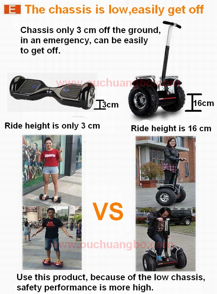 Ouchuangbo China Electric Chariot Scooter,Self-balancing Vehicle OCB-XX12