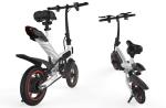 12 Inch Smart Folding Electric Bike Range 60 Kilometers Elegant And Compact