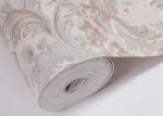Removable Rustic Floral Wallpaper Waterproof Vinyl , Bedroom Decoration