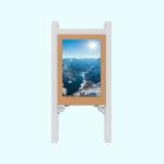 65 Inch High Brightness Outdoor LCD Monitor For Outdoor Commercial Booth