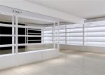 Simple White Cosmetics Display Cabinet , Makeup Retail Display For Skin Care