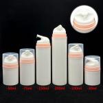 Skin Care Cream Airless Pump Bottles Customized For Personal Care Packaging