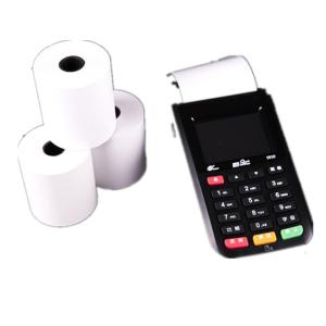 Wholesale 100% Virgin Wood Pulp POS Thermal Paper Roll 45-80gsm Weight Customizable Sizes from china suppliers