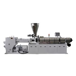 Wholesale Plastic Recycling Extruder Machine / Twin Screw PVC Extruder Machine output 700kg/H PS107/28 from china suppliers