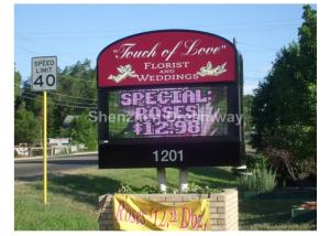 Wholesale Waterproof Epistar MBI5024 10mm Outdoor LED Signs For Business , CE ROHS from china suppliers
