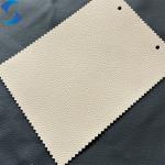 Anti Scratch Beige EPU Faux Leather Eco Litchi Embossed Artificial Leather