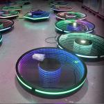 Event Standing Platform 360 Rotating Video Photo Booth In Club