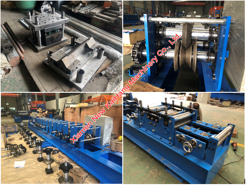 Thickness 4.0mm Steel Angle Profile Purlin Roll Forming Machine