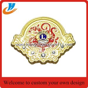 Wholesale Lion club pins high quality custom/free design metal pin gold,silver,copper plated available from china suppliers
