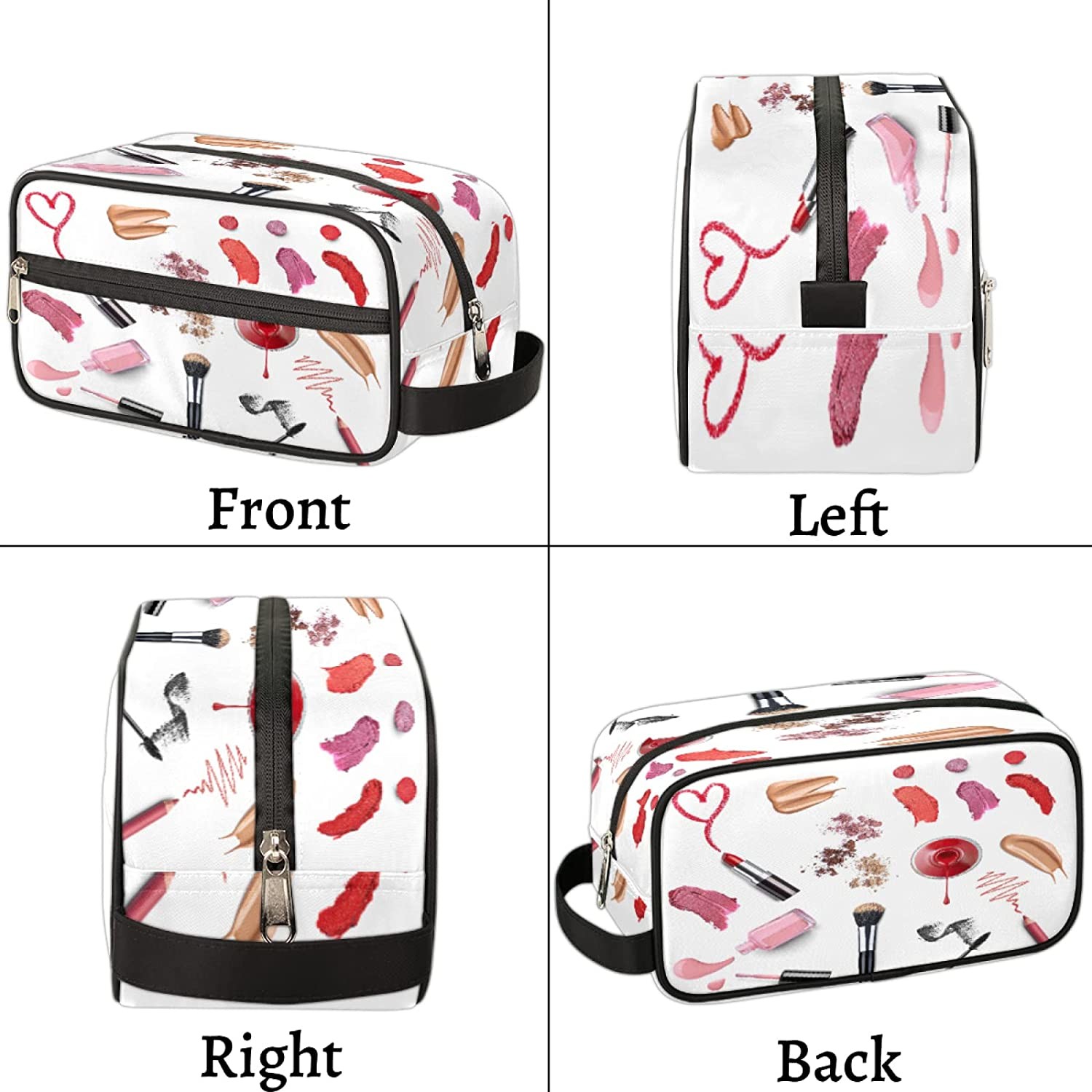 Waterproof Durable Portable Travel Toiletry Bag, Dopp Kit Cosmetic Organizer Makeup Bag Shower Shaving Bag for Men Women
