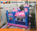 Frozen Combo Commercial Bouncy Castles PVC Tarpaulin Inflatable Jumping House
