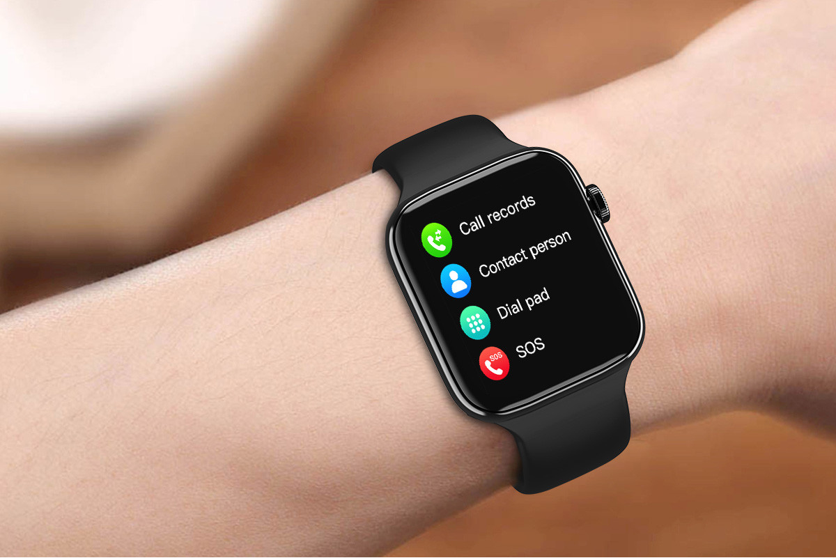 Bluetooth Apple Watch That Can Call , Silicon Gel Band Pedometer 3d Smartwatch