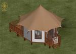 Prefabricated Metal Home 5 Star Glamping Campsites Anti Corrosion
