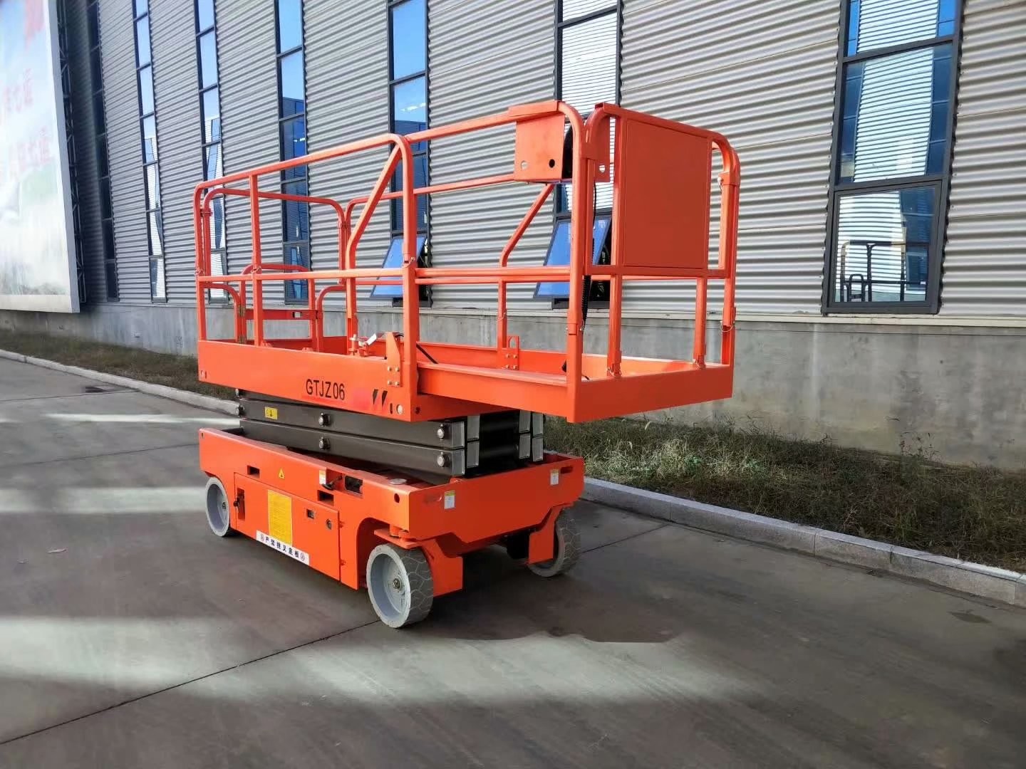 Hydraulic Auto Self Propelled Elevating Work Platforms with LED Battery Condition Indicator