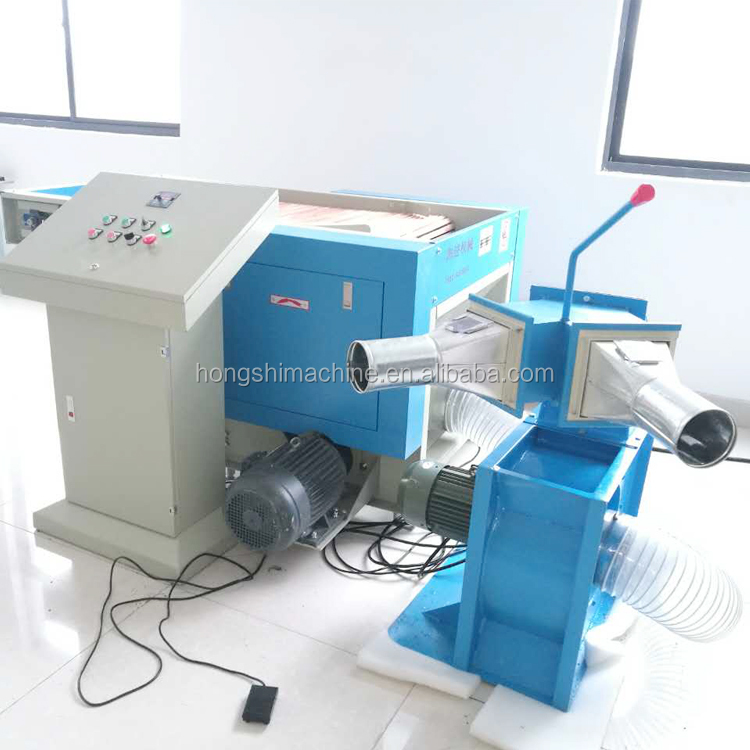 fiber opening and pillow filling machine