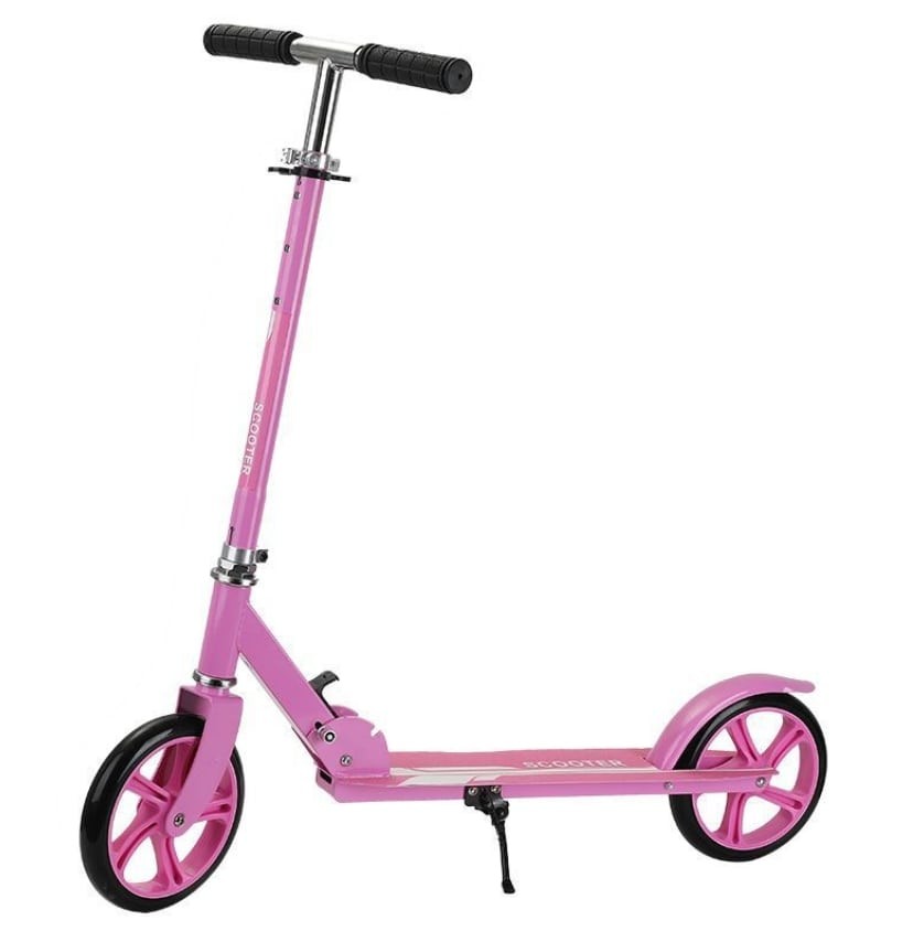 Foldable Adults Kick Scooter Big Wheel Lightweight For Riders Up To 220 Lbs