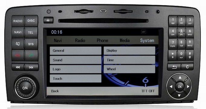 Ouchuangbo Car Radio Multimedia Stereo DVD System for Mercedes Benz GL X164 /ML W164 GPS iPod USB TV RDS OCB-1507