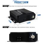 MDVR System Car Black Box 4G GPS WiFi 4CH 1080P Sd Card Storage