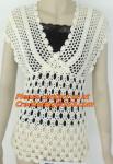 Fashion Women's Casual Aztec OversizedCool Apricot Long Sleeve Geometric Pattern