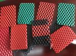 Double Color Anti - Slip PVC Chain Mat In Rolls , Machine Made Pvc Floor Mat