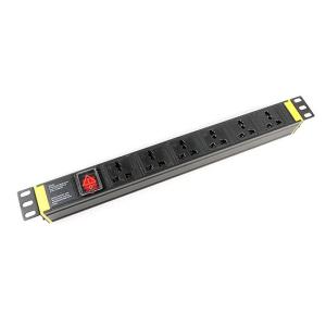 Wholesale 1U 6 way Cabinet PDU with Switch 250V, 10A Universal from china suppliers