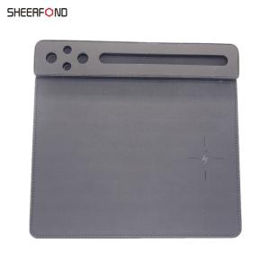 Wholesale Multifunctional 10w Wireless Charging Mouse Pad PU Leather Portable Storage from china suppliers