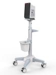 Adjustable Height Patient Monitoring System Medical Mount / Move Trolley