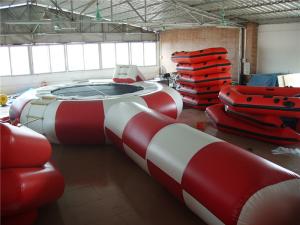 Wholesale Eco Friendly Inflatable Water Trampoline , Inflatable Outdoor Games For Beach from china suppliers