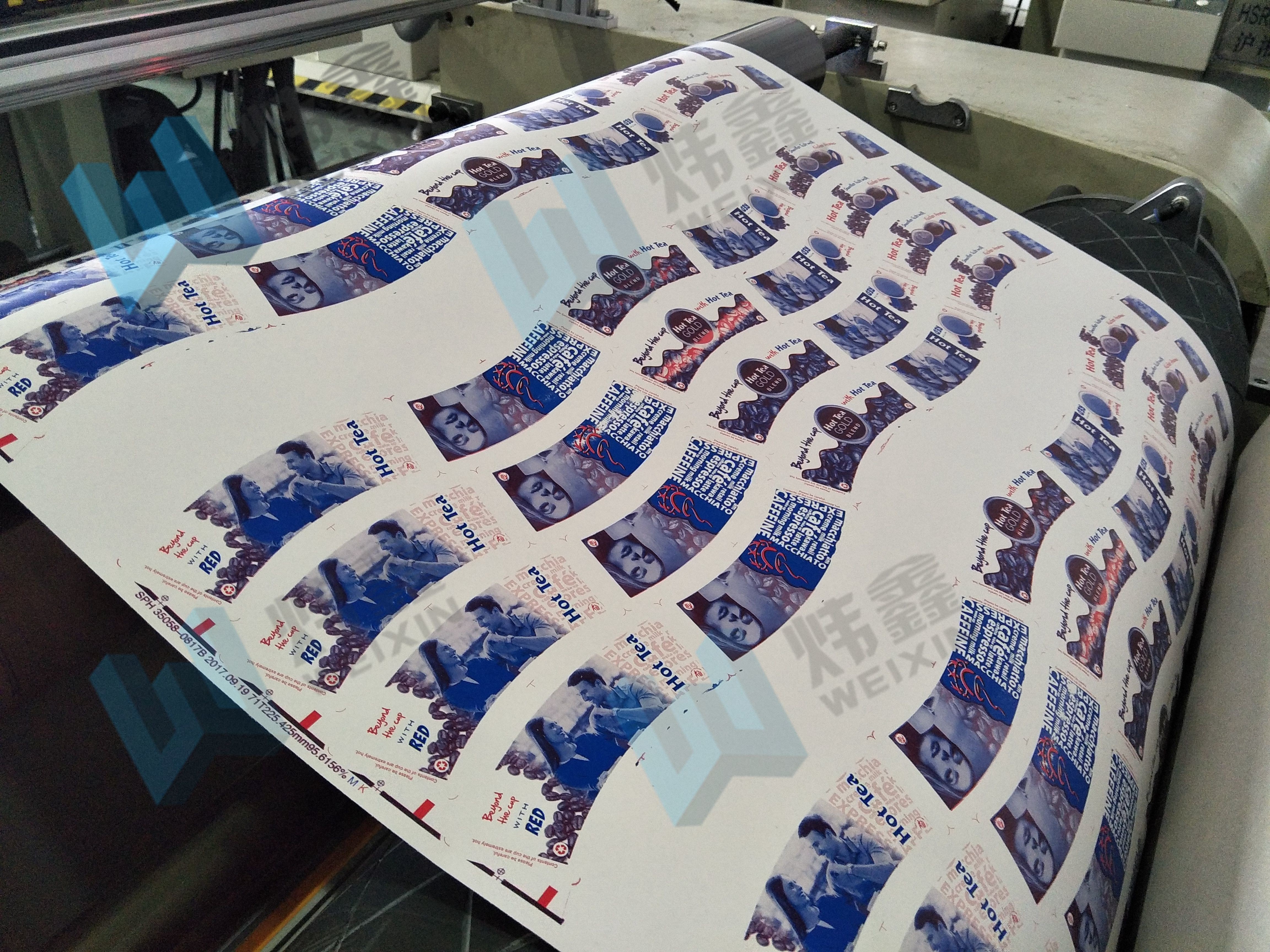 Paper Cup Flexographic Printing Machine With IR UV System Fully Automatic