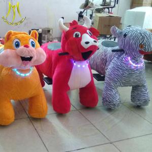 Wholesale Hansel amusement park game machine plush battery powered animal ride from china suppliers