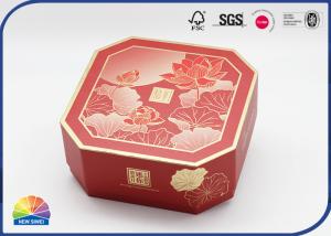 Wholesale Gold Stamping Logo Octagonal Paper Box With Lid Festival Present Package from china suppliers