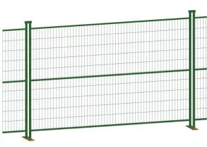 Wholesale 10ft Hoarding Prefab Houses Temp Construction Fence Panels Safety from china suppliers