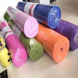 Wholesale PVC Organic Yoga Mat Eco - Friendly Thickness 3mm 4mm 5mm 6mm 8mm from china suppliers