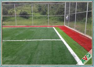 China 50 mm SGS Artificial Grass For Football Field / Soccer Field With Natural Feeling on sale