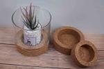 Yuelin 1.9*1.7*1.2in Glass Bottle Cork Base Micro Landscape PROP65