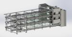 Steel Frame Egg Layer Chicken Cage OEM Chicken Laying Eggs Cage
