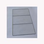 Woven wire grill mesh basket for holding glass plate stainless steel 304