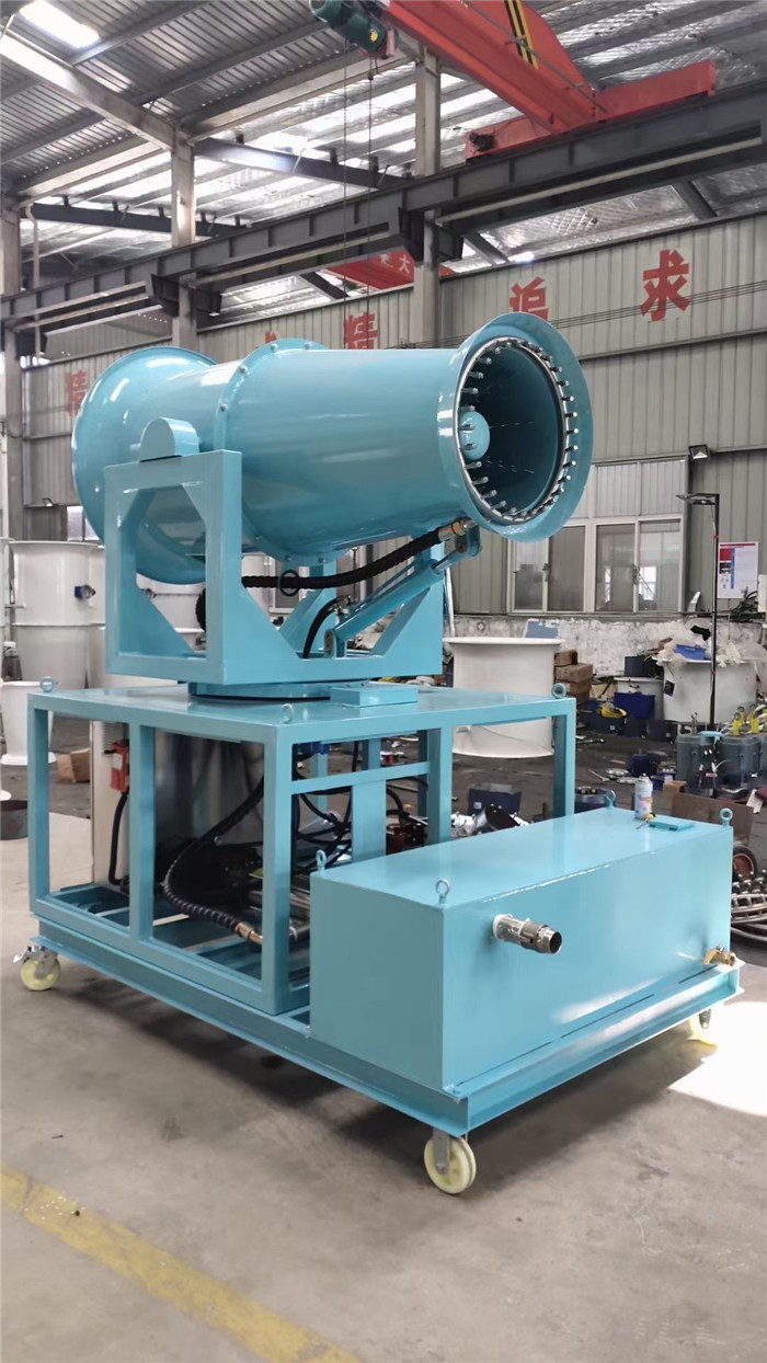 Horizontal 320 Degrees Truck Mounted Mist Cannon 1400*800mm Base