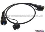 Duplex Fiber Optic Jumper , Fiber Optic Cable Patch Cord Low Insertion Loss
