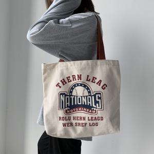Wholesale Vintage Simple Cotton Canvas Tote Bags For Woman UV Resistant from china suppliers